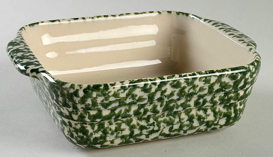 Green Sponge 7" Square Baker by Workshop Gerald Henn-1