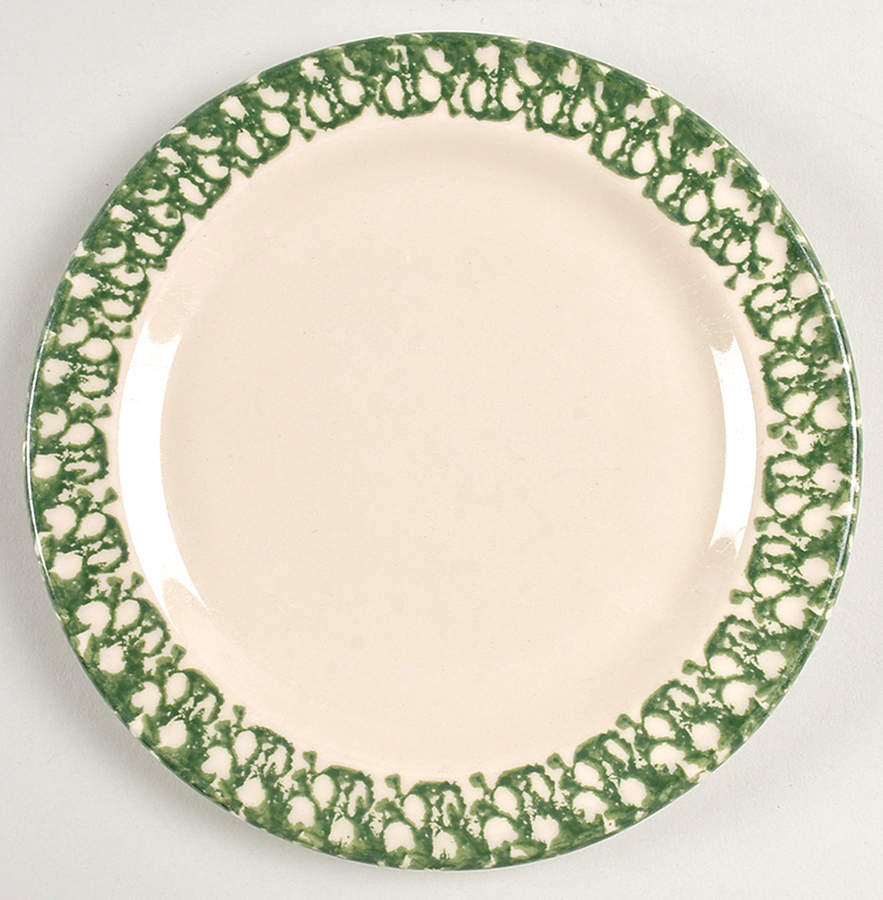 Green Sponge Salad Plate by Workshop Gerald Henn-1