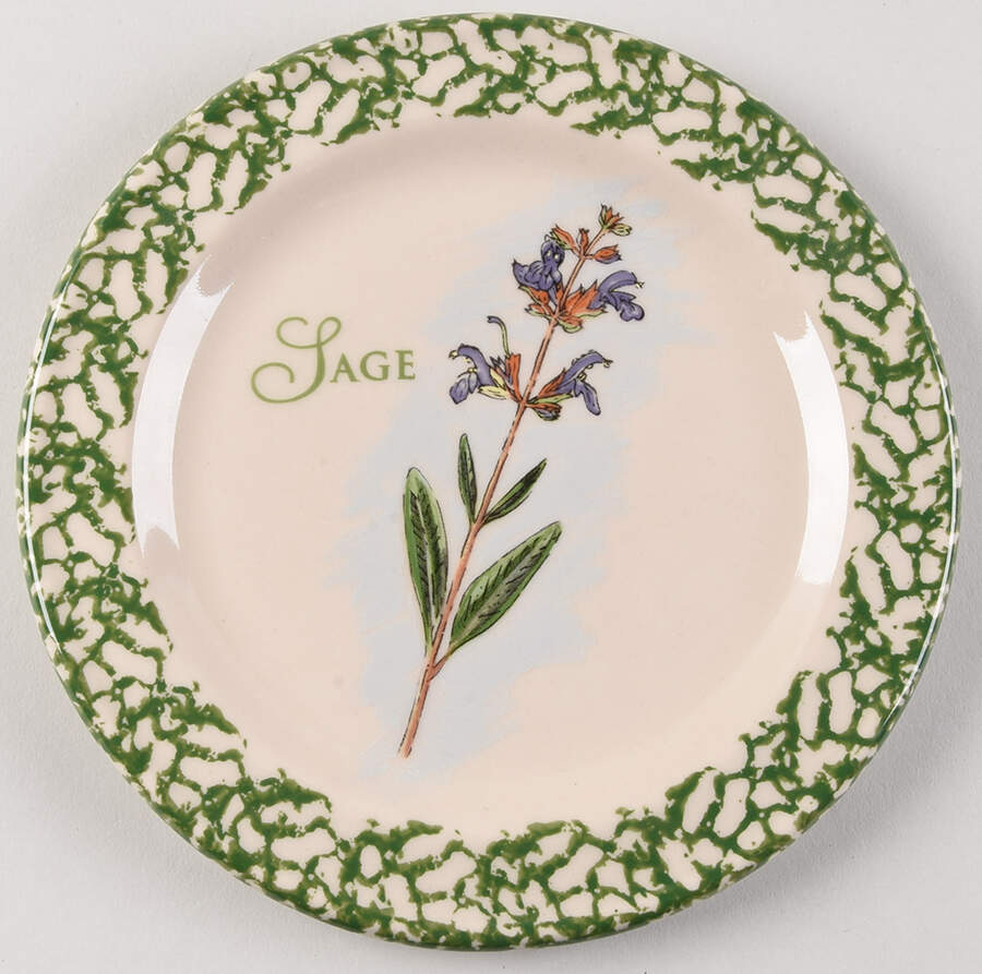 Green Sponge Salad Plate by Workshop Gerald Henn-1
