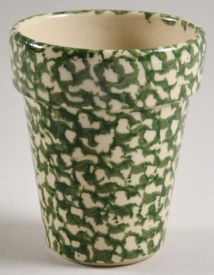Green Sponge 4" Flower Pot by Workshop Gerald Henn-1