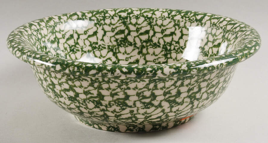 Green Sponge 9" Round Vegetable Bowl by Workshop Gerald Henn-1