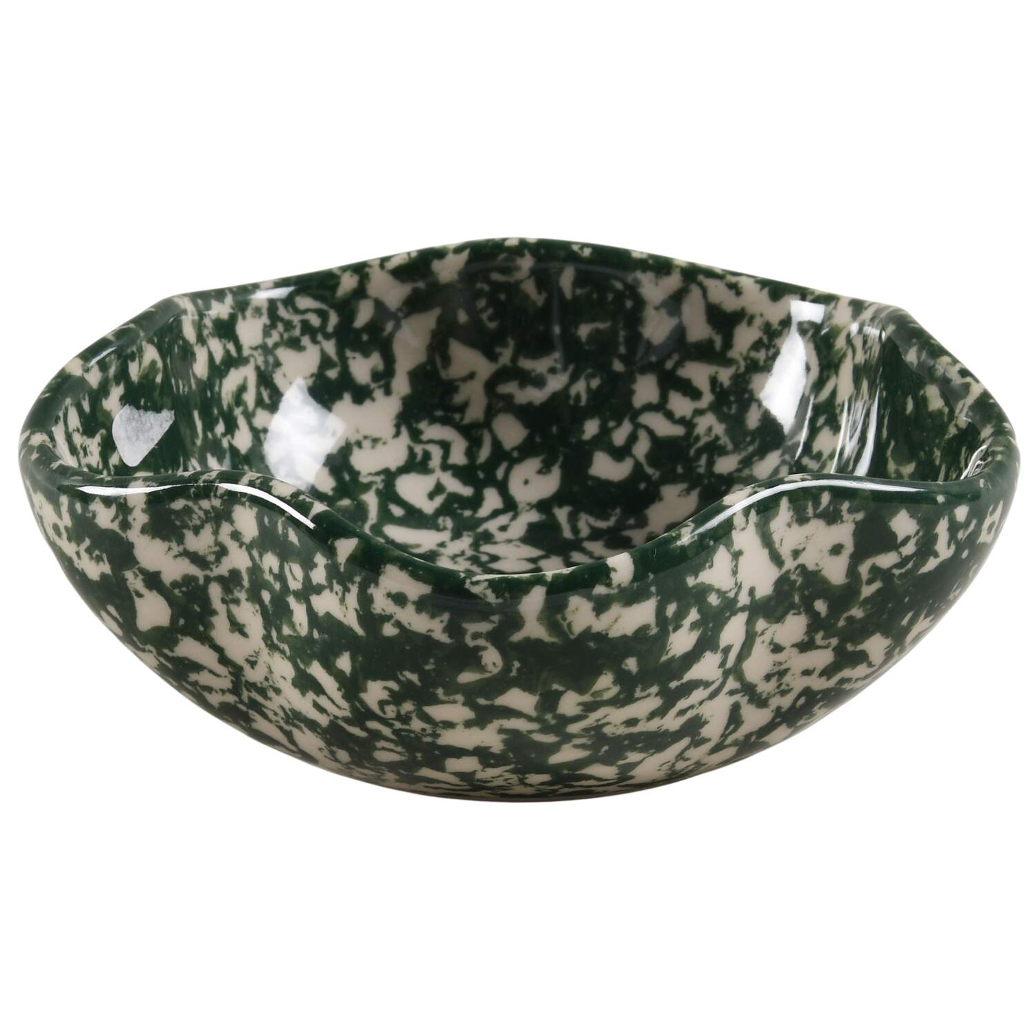 Green Sponge 5" Petal Bowl by Workshop Gerald Henn-1