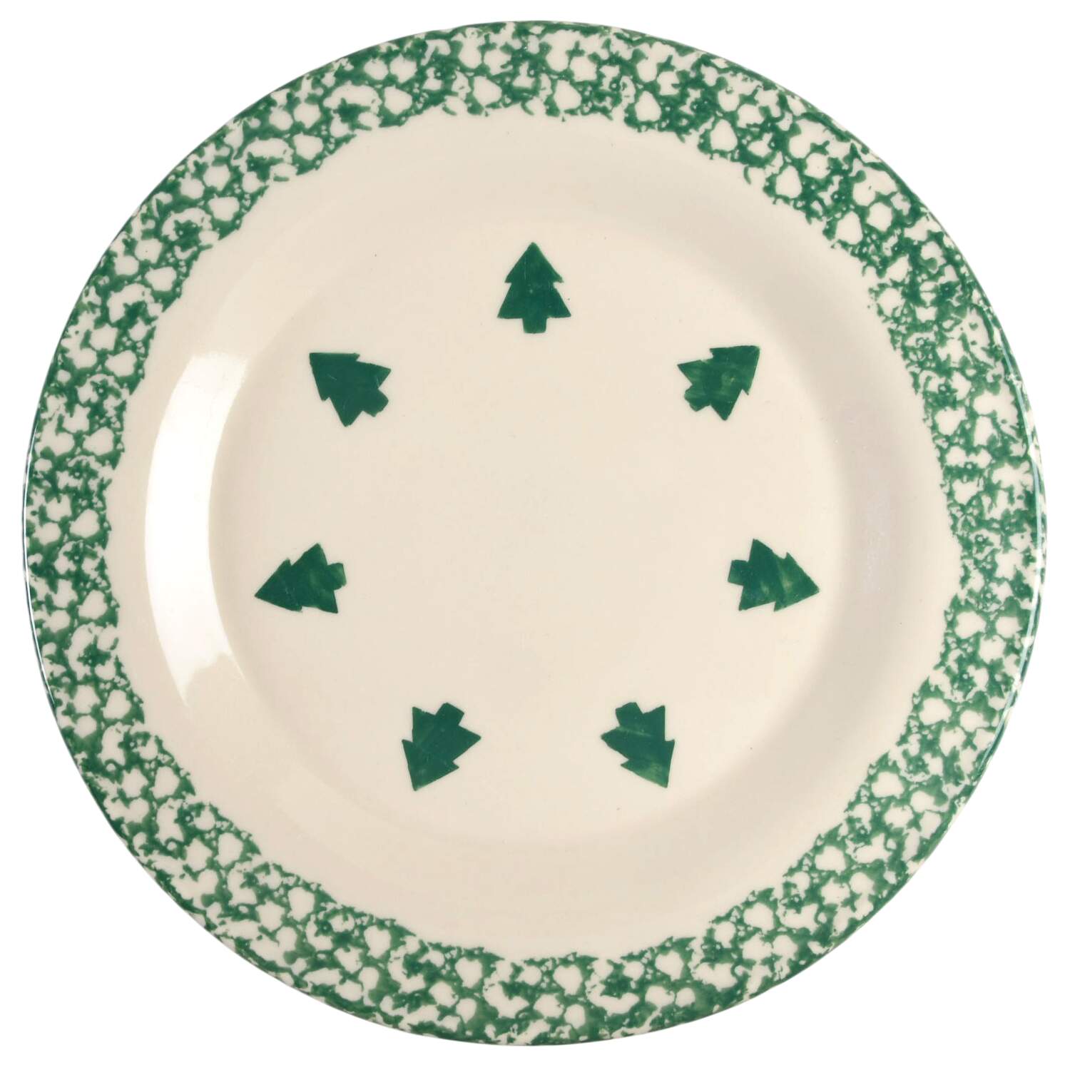 Green Sponge Dinner Plate by Workshop Gerald Henn-1