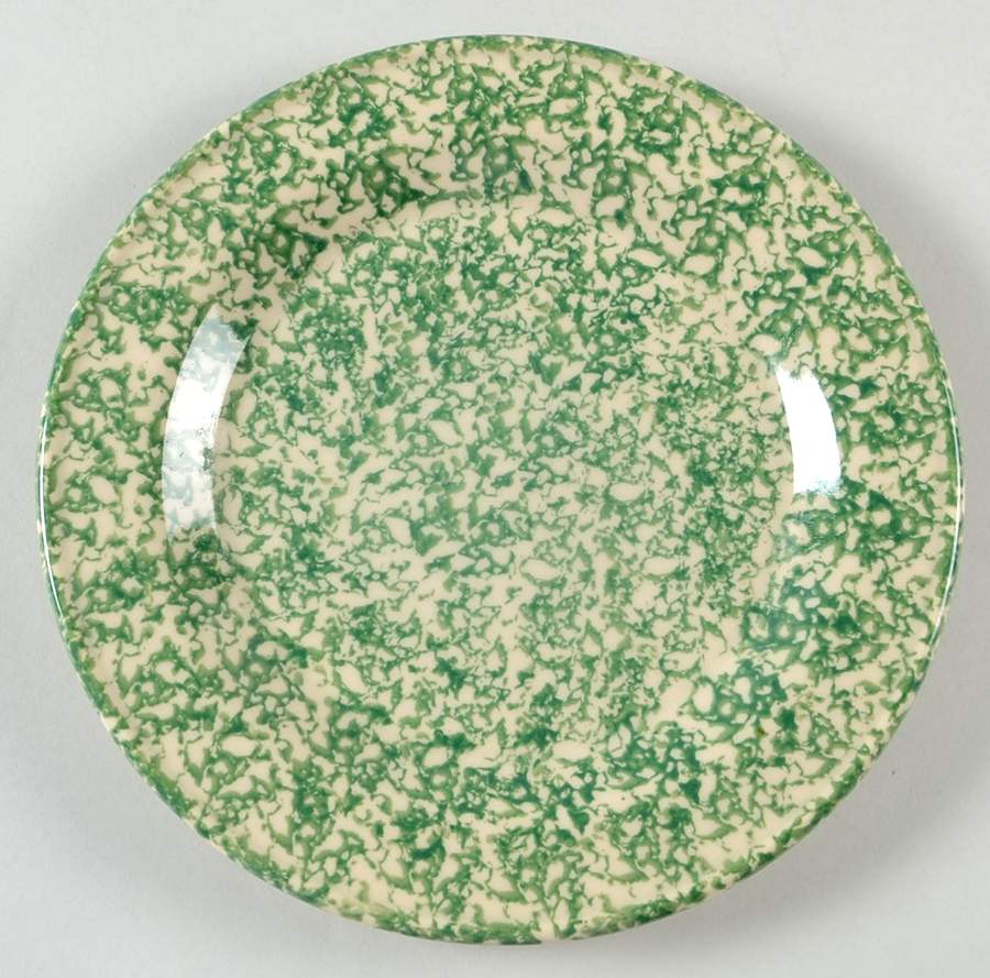 Green Sponge Dinner Plate by Workshop Gerald Henn-1