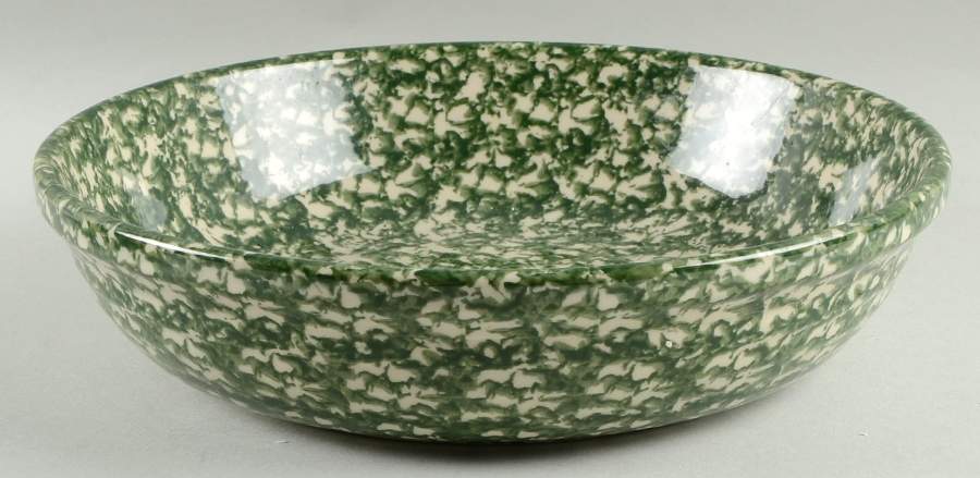 Green Sponge 11" Pasta Serving Bowl by Workshop Gerald Henn-1