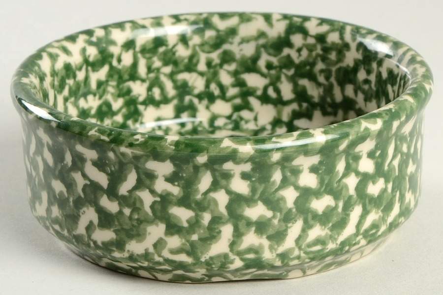 Green Sponge Fruit/Dessert (Sauce) Bowl by Workshop Gerald Henn-1