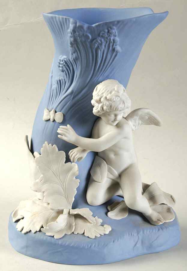 Cupid & Psyche 7" Vase by Wedgwood-1