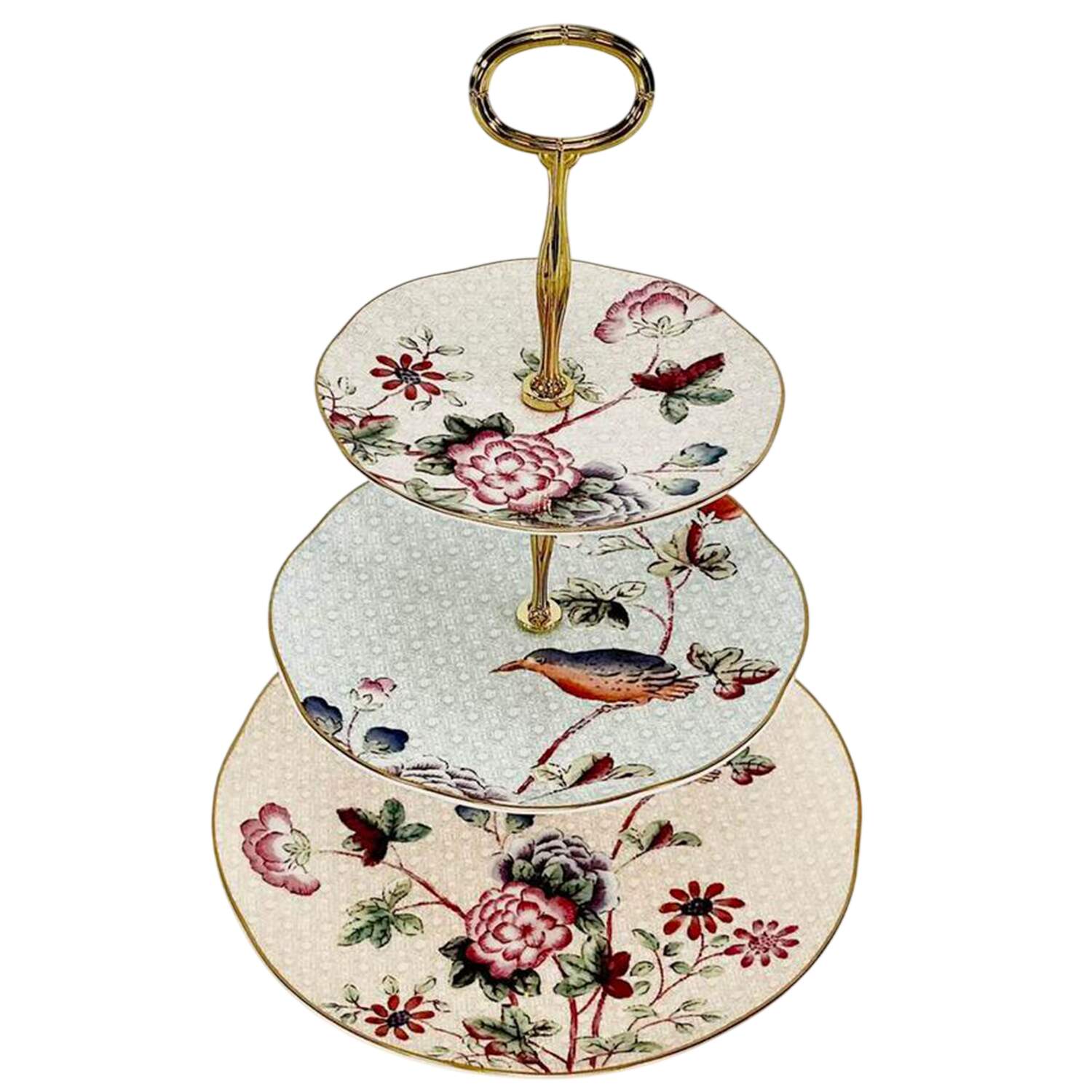 Cuckoo Tea Story 3 Tier Serving Tray by Wedgwood-1