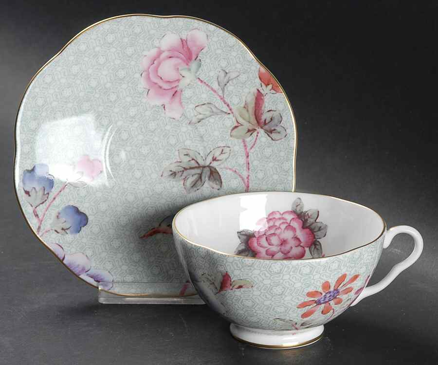 Cuckoo Tea Story Footed Cup & Saucer Set by Wedgwood-1