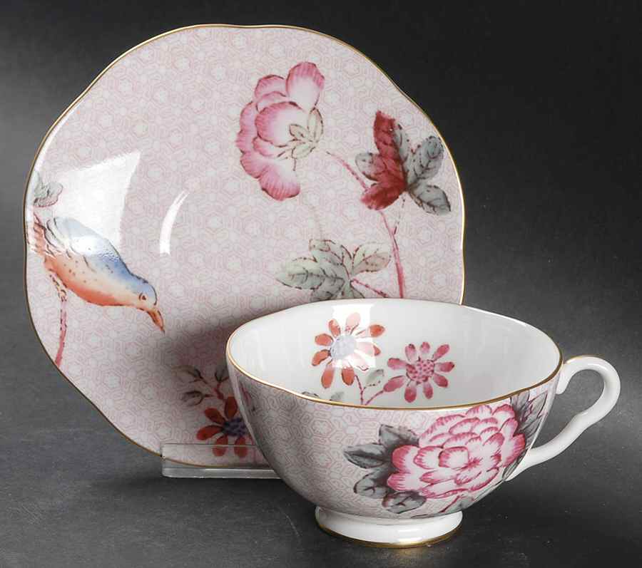 Cuckoo Tea Story Footed Cup & Saucer Set by Wedgwood-1