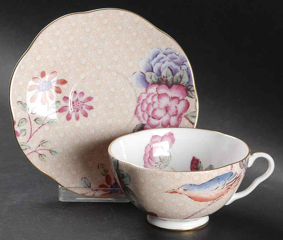 Cuckoo Tea Story Footed Cup & Saucer Set by Wedgwood-1