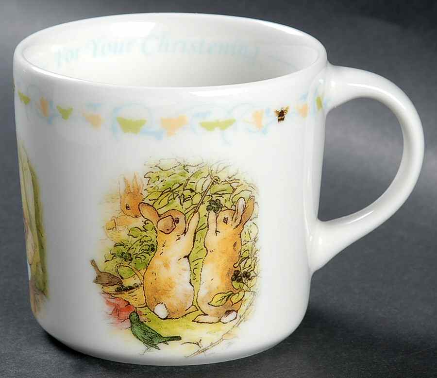 Peter Rabbit Christening Child's Mug by Wedgwood-1