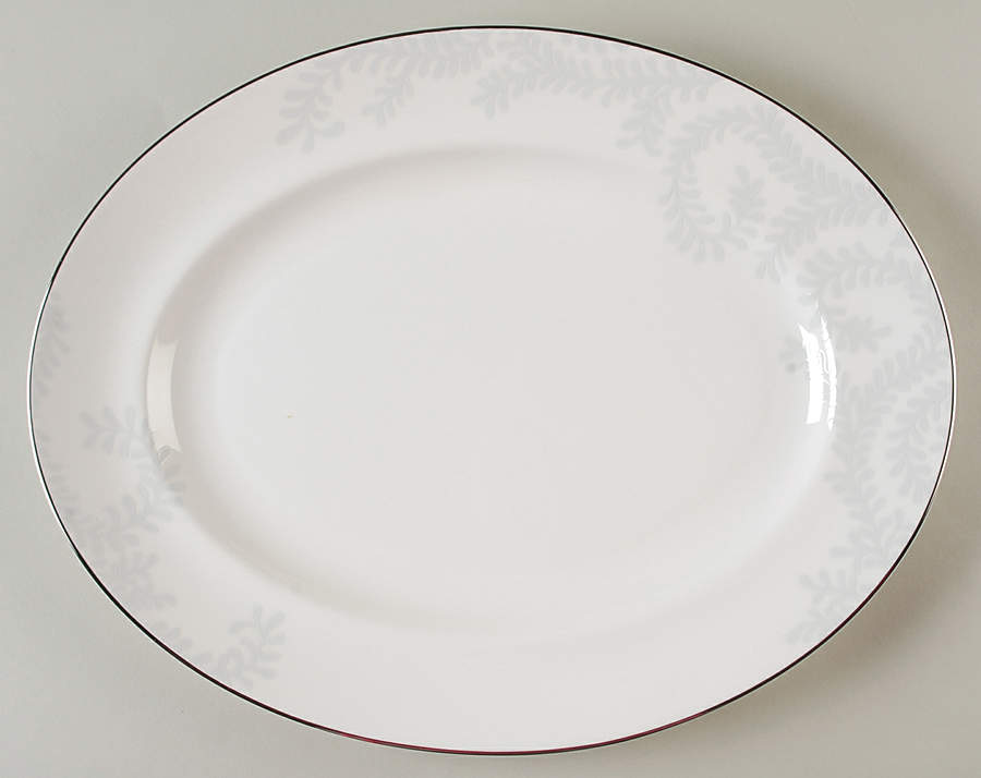 Trailing Vines 13" Oval Serving Platter by Wedgwood-1
