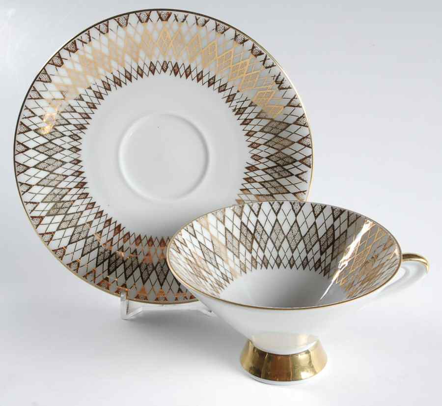 WIG1147 Footed Cup & Saucer Set by Winterling - Bavaria-1