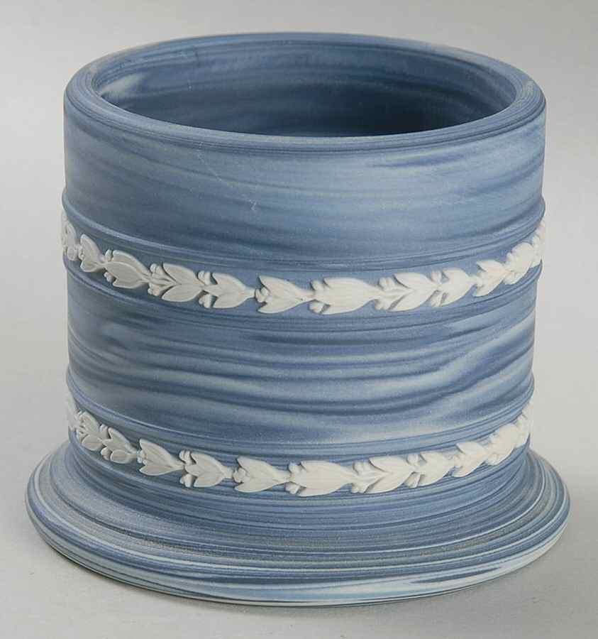 Cc on Portland Blue (Marblized) Toothpick Holder by Wedgwood-1