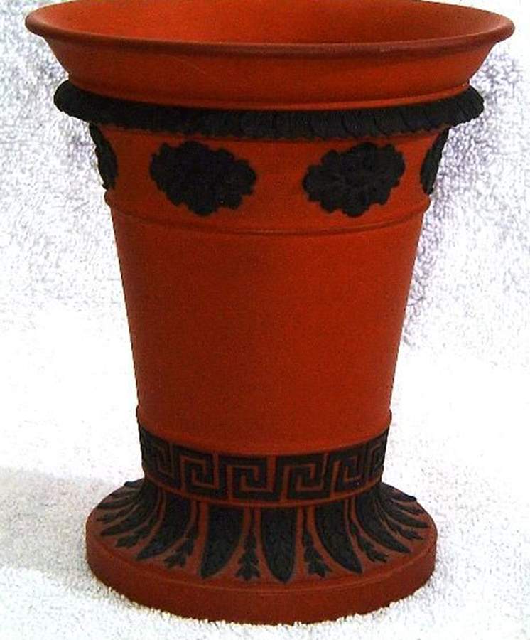 Rosso Antico 5" Vase by Wedgwood-1