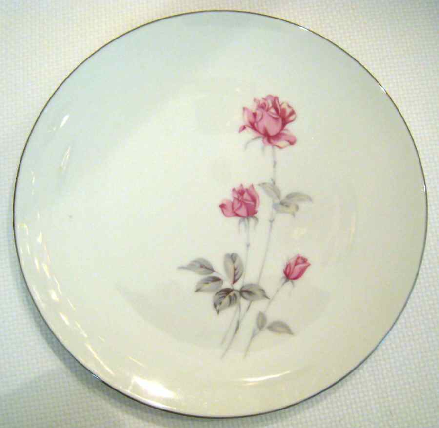 Autumn Rose Dinner Plate by WBS (Japan)-1