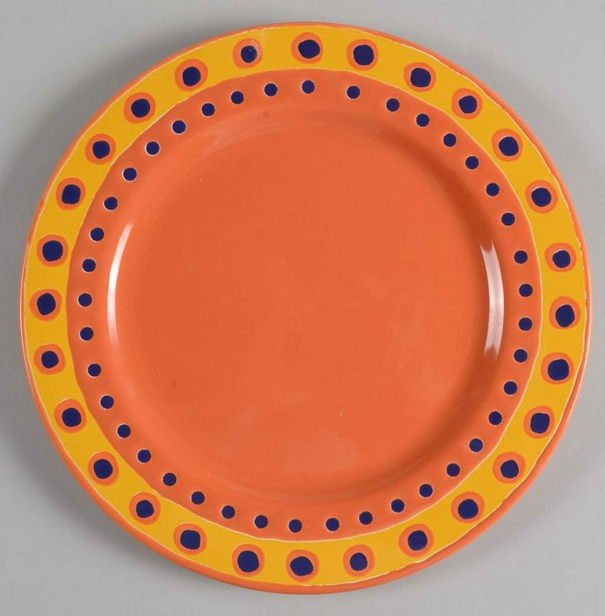 Hip Hop Mango Orange Salad Plate by Waechtersbach-1