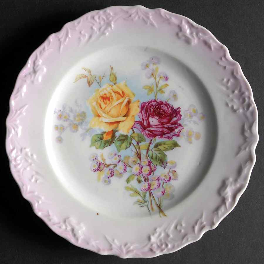 Royal Rose Salad Plate by Wheelock-1
