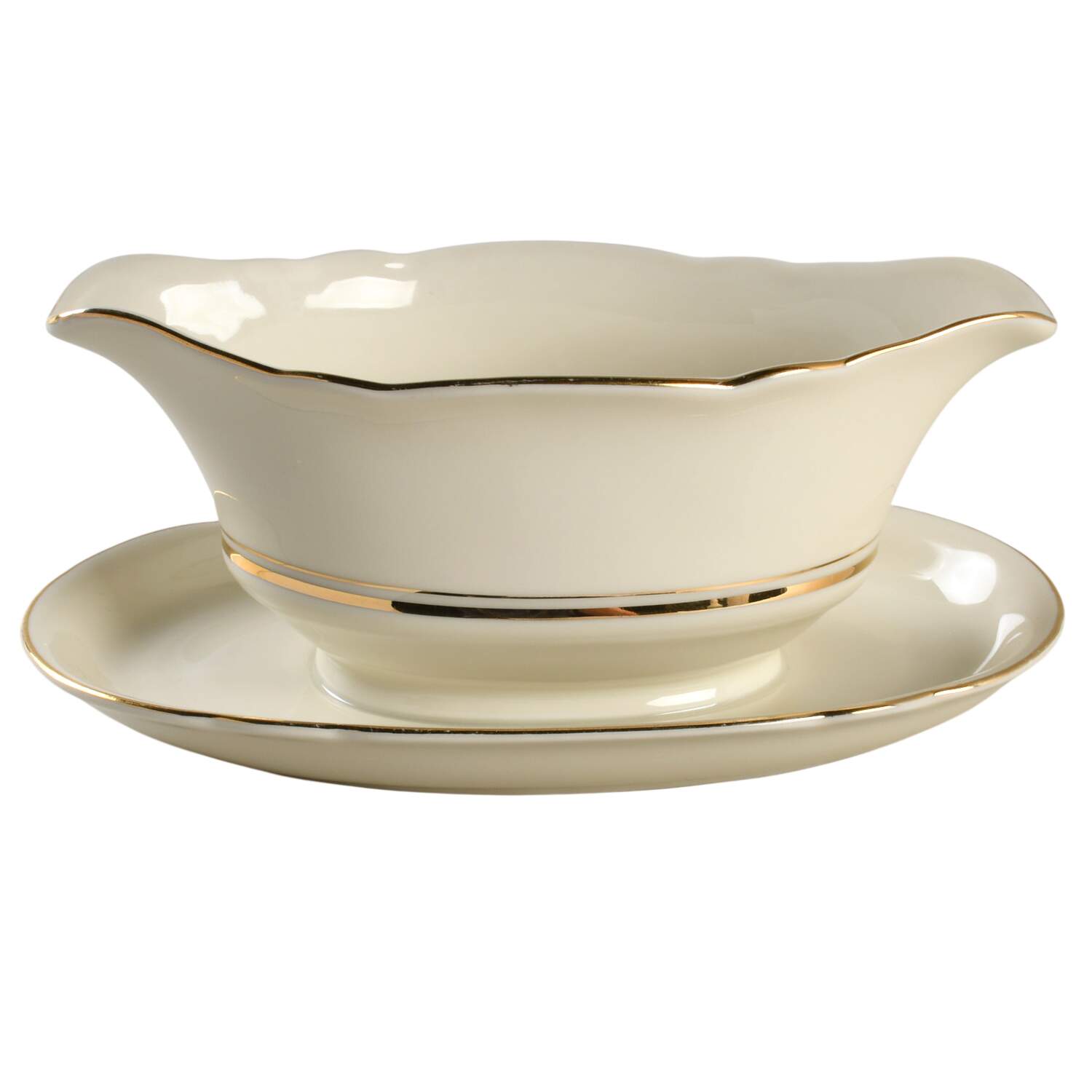 WIG1151 Gravy Boat with Attached Underplate by Winterling - Bavaria-1