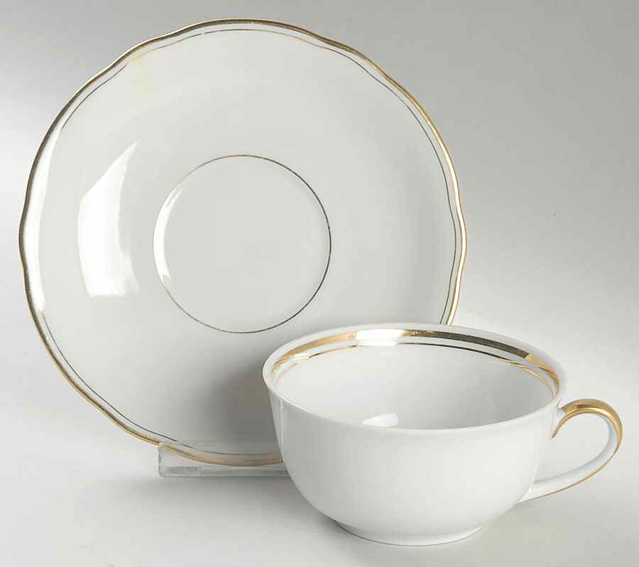 WIG1151 Flat Cup & Saucer Set by Winterling - Bavaria-1