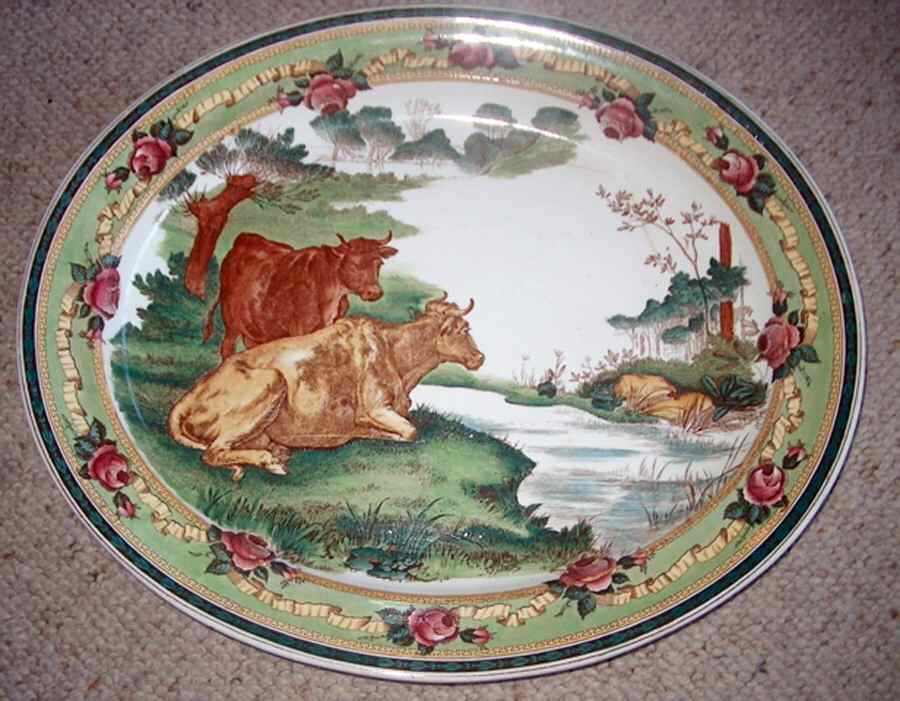 4546 16" Oval Serving Platter by Wedgwood-1
