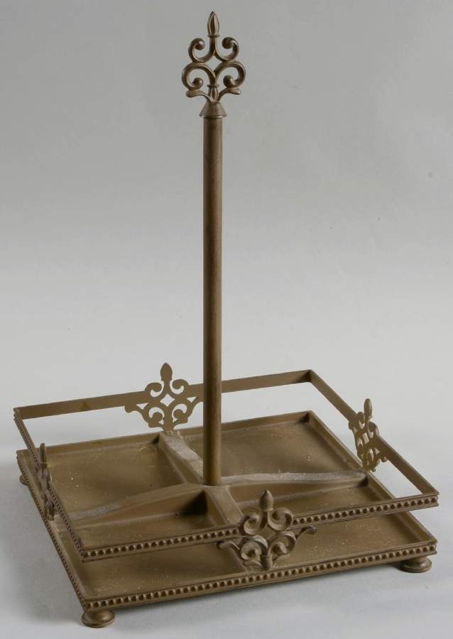 Belle Meade Metal Caddy for 5pc Flatware Caddy by Willow House-1