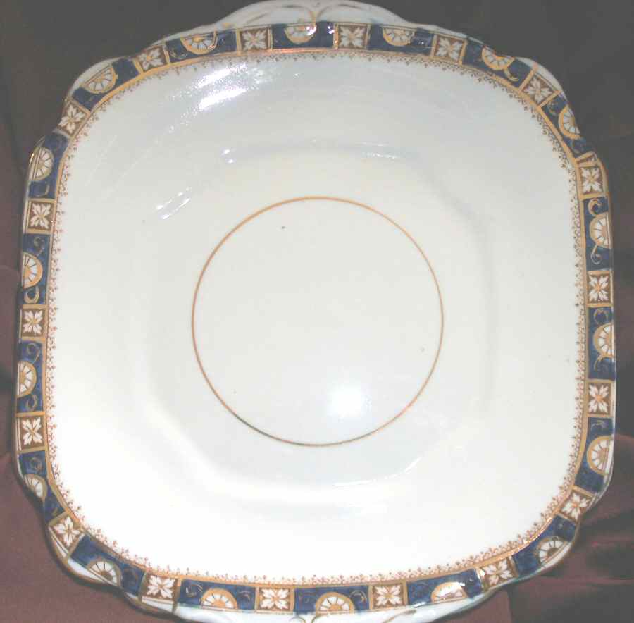4253 Square Handled Cake Plate by Wellington (England)-1