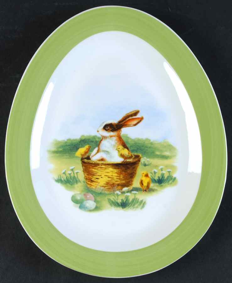 Vintage Bunny Salad/Dessert Plate by Williams-Sonoma-1