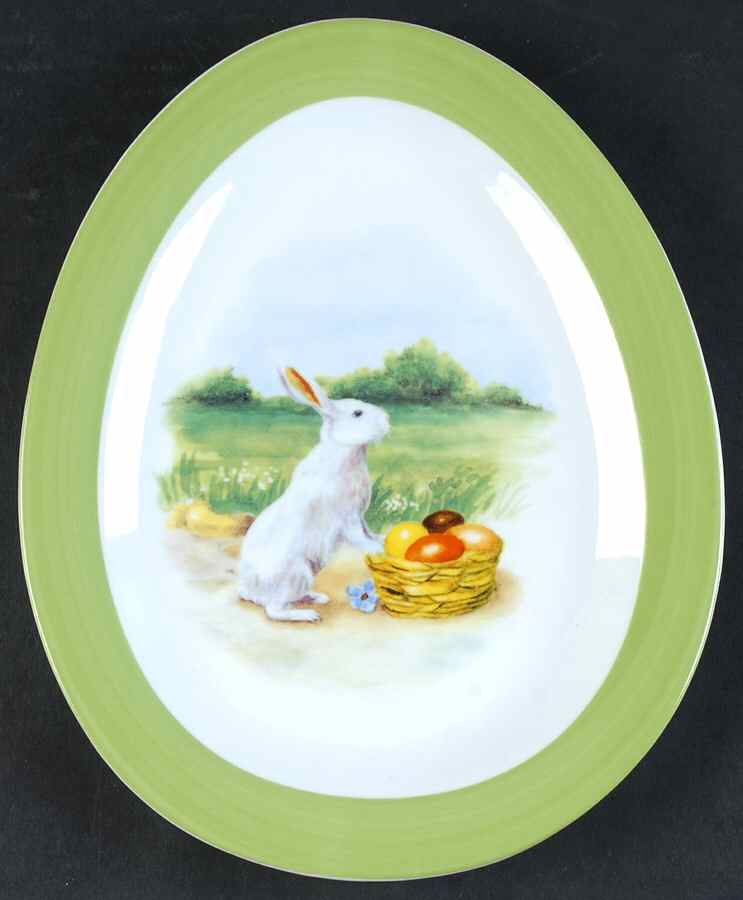 Vintage Bunny Salad/Dessert Plate by Williams-Sonoma-1
