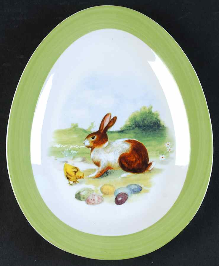 Vintage Bunny Salad/Dessert Plate by Williams-Sonoma-1