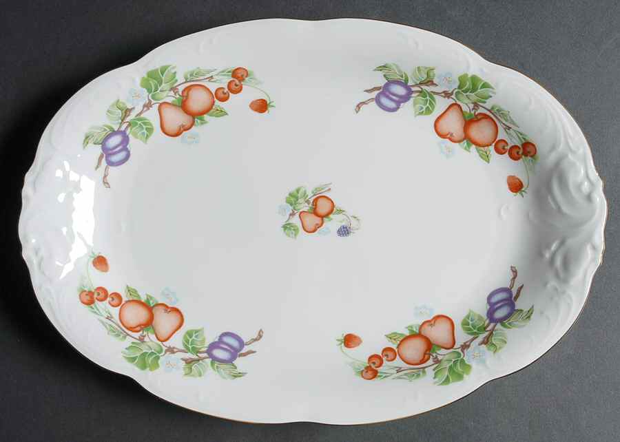 WAV78 13" Oval Serving Platter by Wawel-1