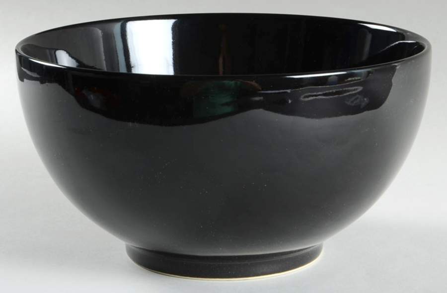 Fun Factory Black (China) 9" Round Serving Bowl by Waechtersbach-1