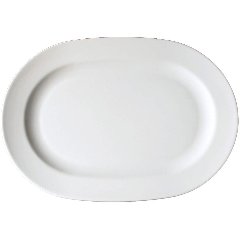 Fun Factory White (China) 13" Oval Serving Platter by Waechtersbach-1