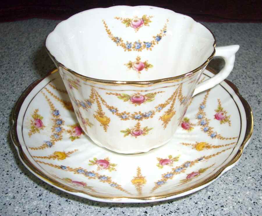Celtic Flat Cup & Saucer Set by Wild Bros-1