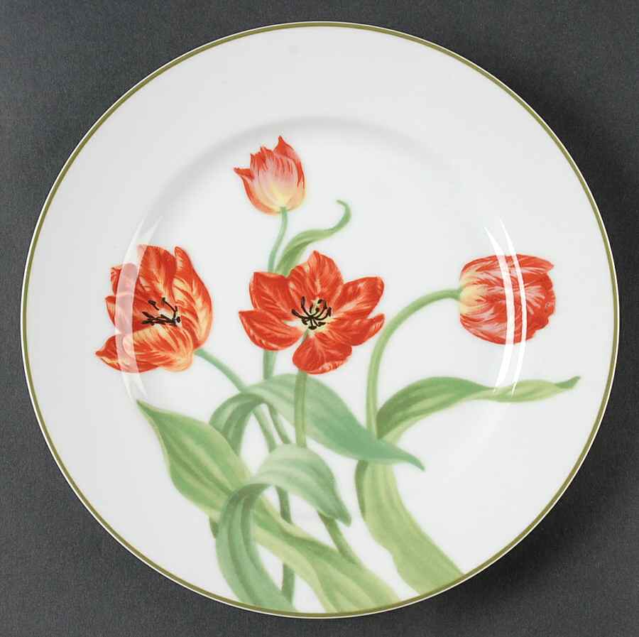 Tulips Salad Plate by Williams-Sonoma-1