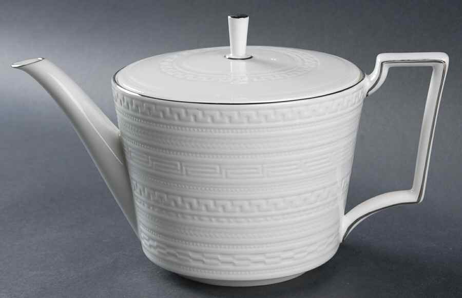 Intaglio Platinum Teapot & Lid by Wedgwood-1