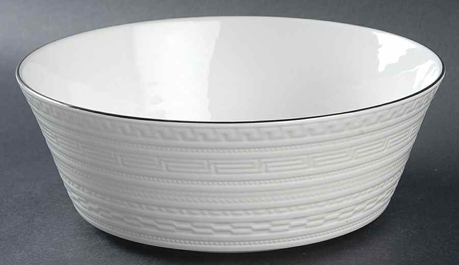 Intaglio Platinum 8" Round Serving Bowl by Wedgwood-1
