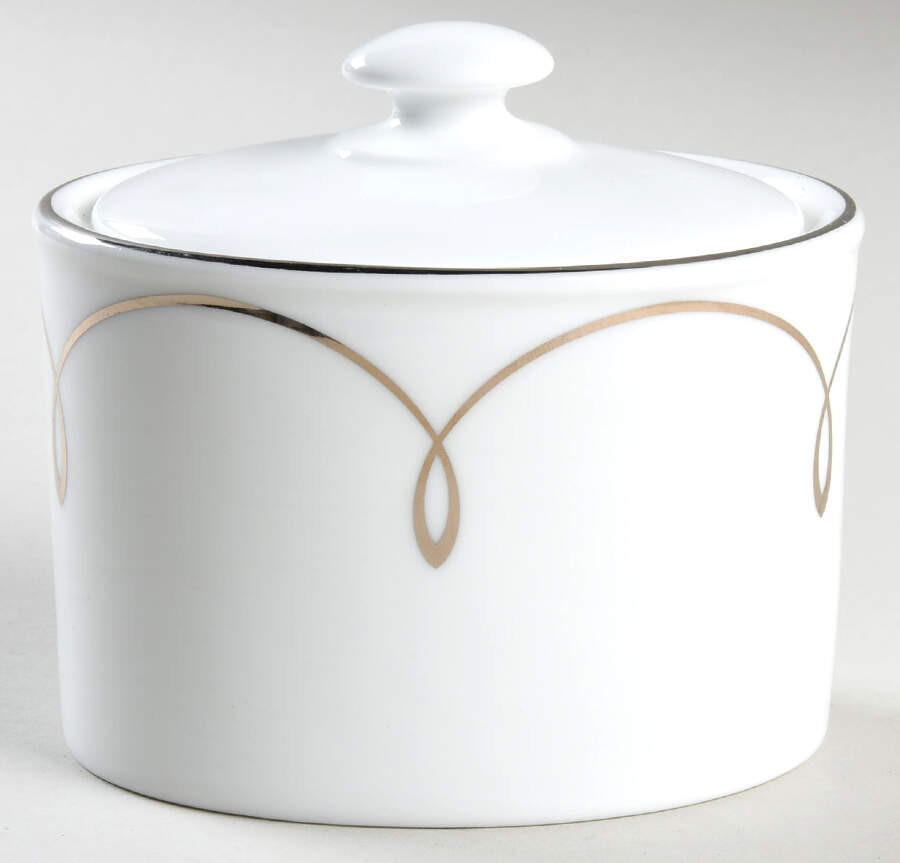 Lismore Essence Sugar Bowl & Lid by Waterford China-1