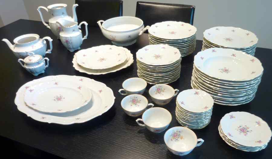 WLB98 Footed Cup & Saucer Set by Walbrzych-1