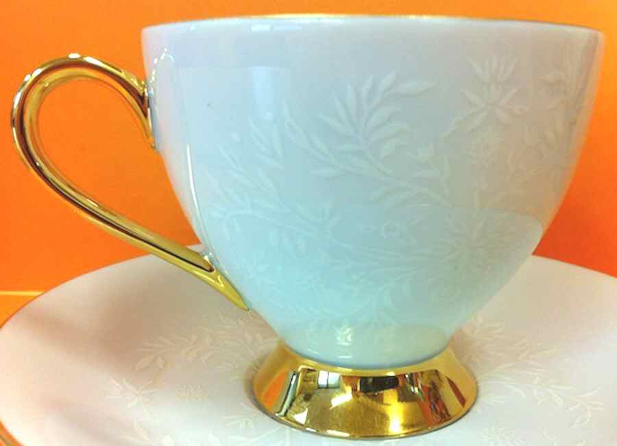 Christina Footed Cup & Saucer Set by Westminster (Australia)-1