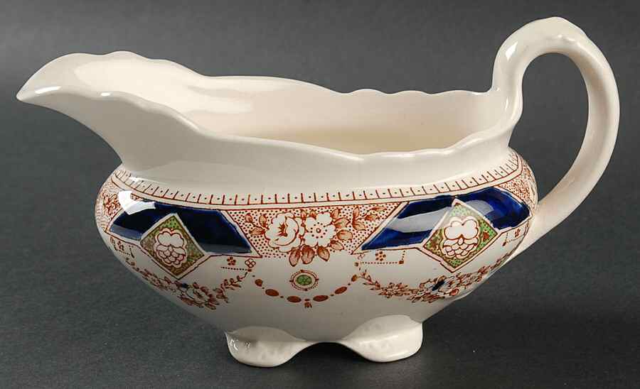 Stafford Brown Gravy Boat by Arthur J Wilkinson-1