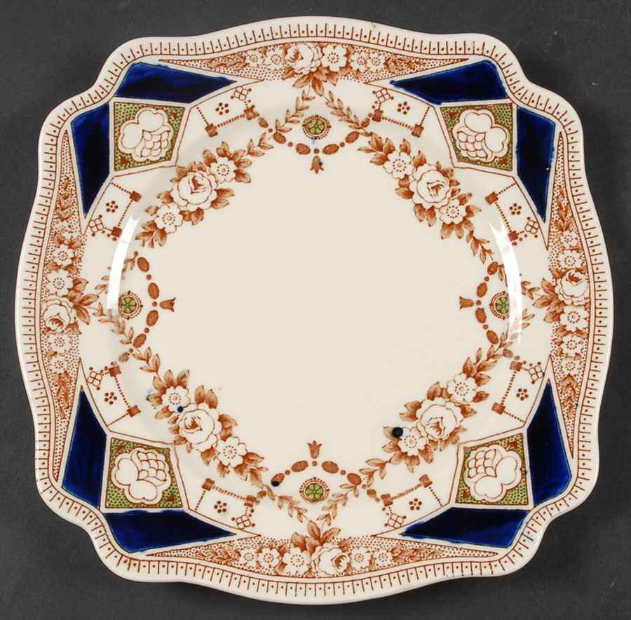 Stafford Brown Dinner Plate by Arthur J Wilkinson-1