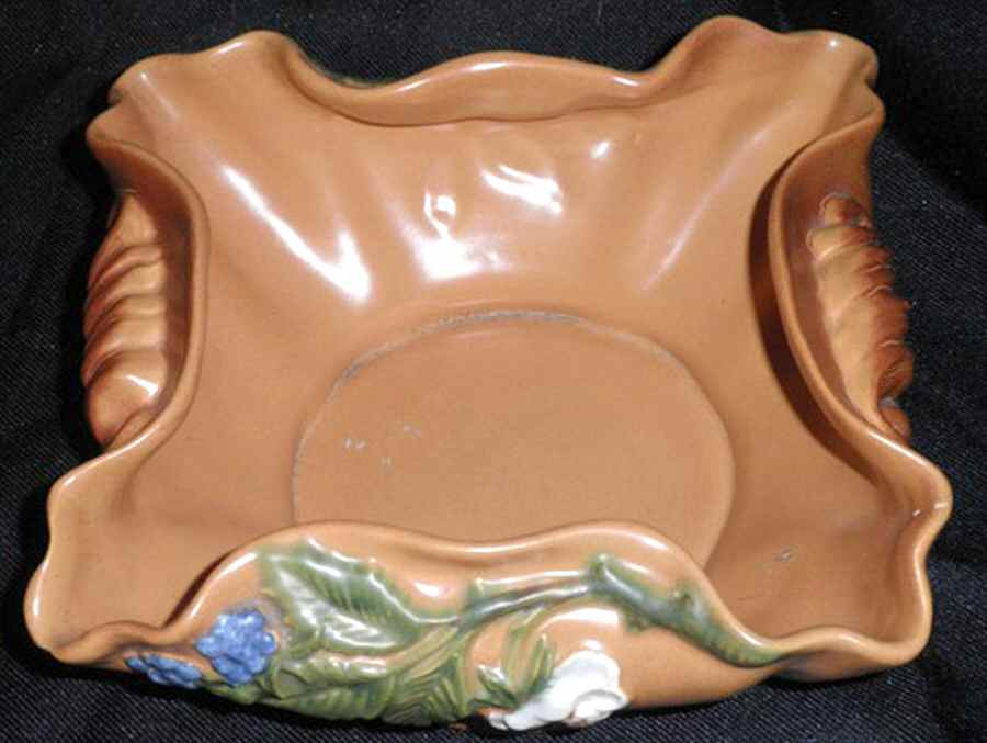Gloria Rust 8" Square Bowl by Weller-1