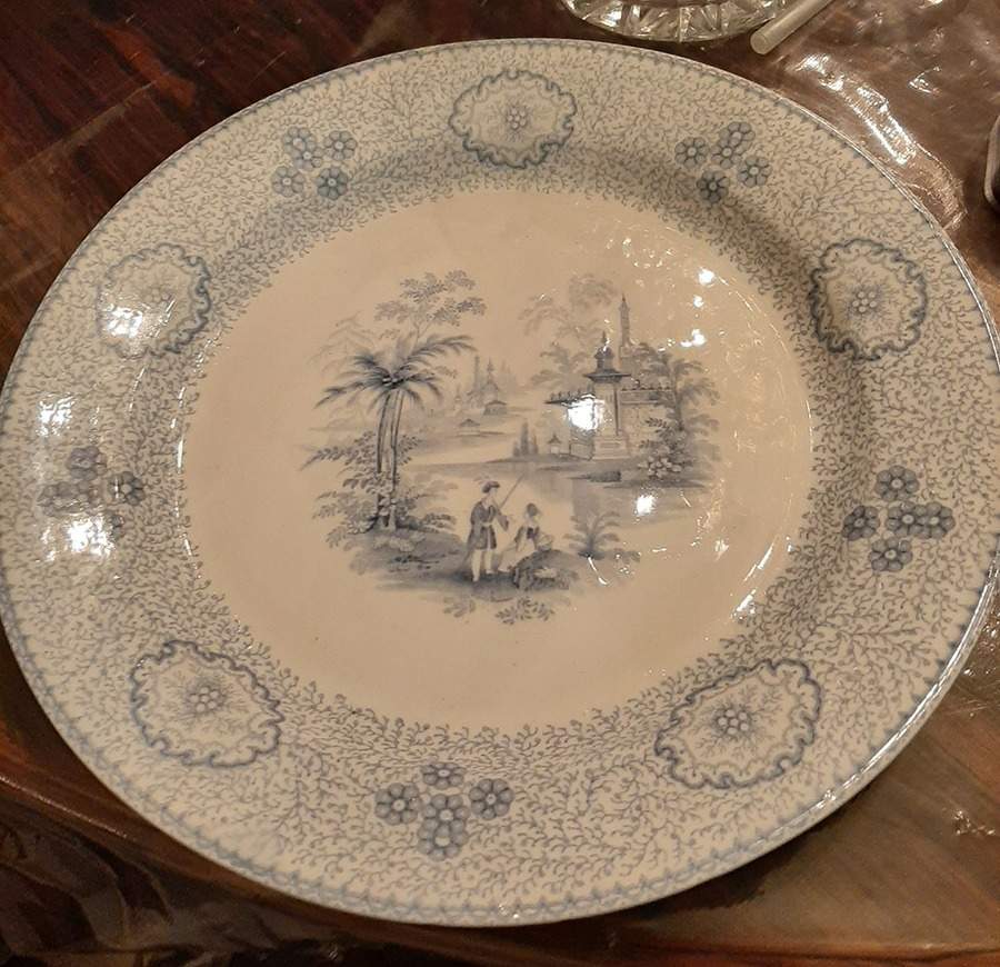 Singanese Blue Dinner Plate by Wedgwood-1