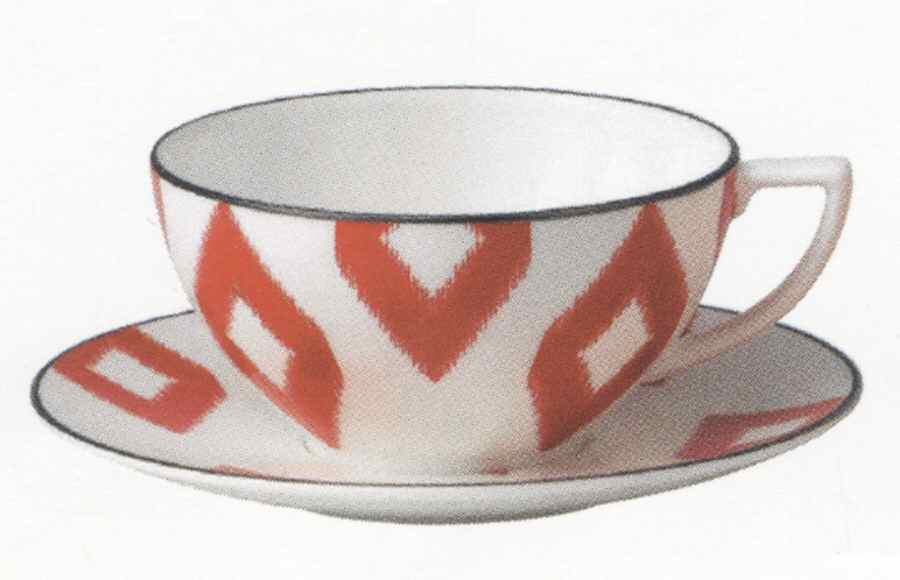 Kilim Flat Cup & Saucer Set by Wedgwood-1