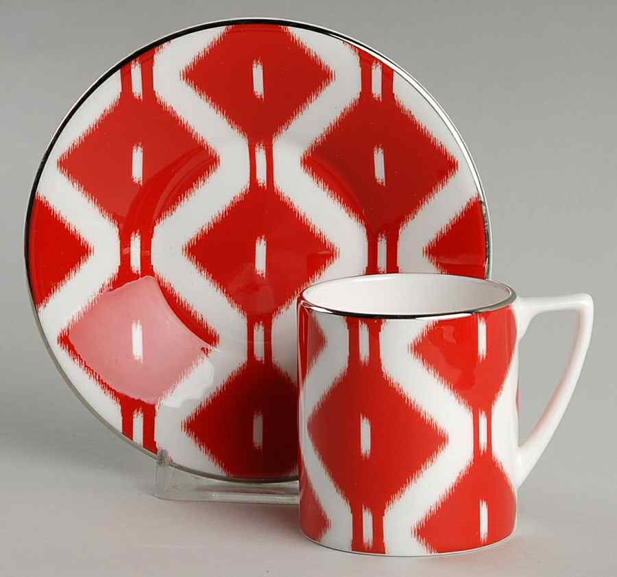 Kilim Espresso Cup and Saucer Set by Wedgwood-1