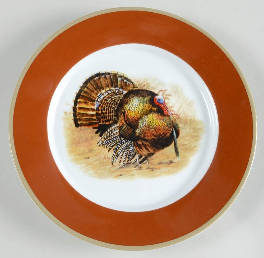 Woodland Turkey Salad Plate by Williams-Sonoma-1