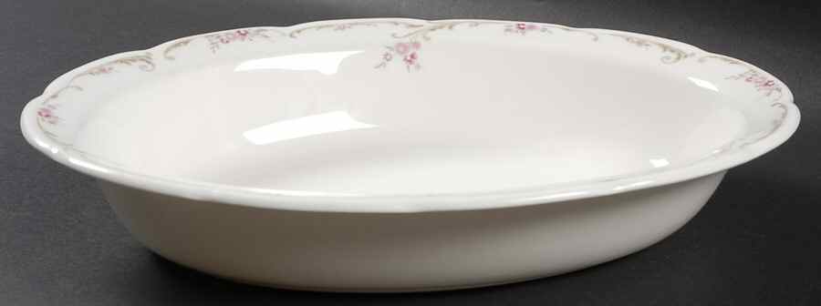 Carisbrooke (No Trim) 11" Oval Vegetable Bowl by Wedgwood-1