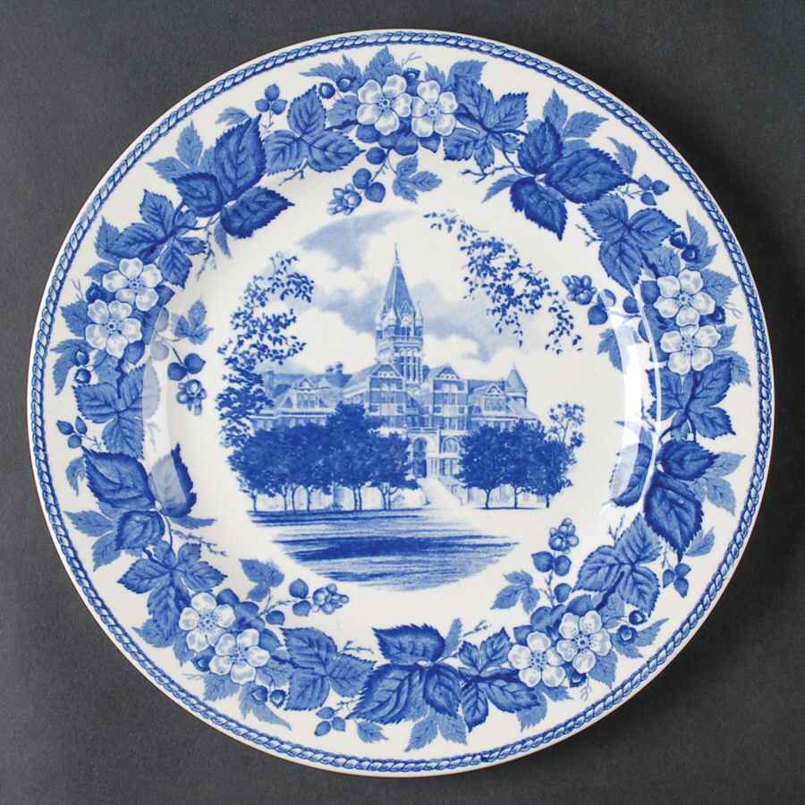 Friends University Blue Dinner Plate by Wedgwood-1